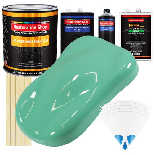Light aqua gallon - gallon, urethane